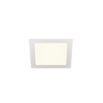 SLV 1004698 SENSER 18, Indoor LED Deckeneinbauleuchte eckig weiß 4000 K 