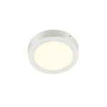 SLV 1004701 SENSER 18, Indoor LED Wand- und Deckenaufbauleuchte rund weiß 4000 K 