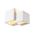 SLV 1004733 PLASTRA, Indoor Wandaufbauleuchte QT14 weiß 