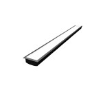 SLV 1004907 GRAZIA 60, Einbauprofil, 3 m, schwarz 