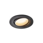 SLV 1005338 NUMINOS® MOVE S, Deckeneinbauleuchte schwarz / weiß 3000 K 20° 