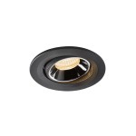 SLV 1005339 NUMINOS® MOVE S, Deckeneinbauleuchte schwarz / chrom 3000 K 20° 