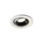 SLV 1005364 NUMINOS® MOVE S, Deckeneinbauleuchte weiß / schwarz 4000 K 20° 