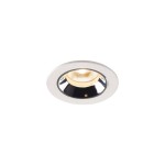 SLV 1005516 NUMINOS® XS, Deckeneinbauleuchte weiß / chrom 2700 K 55° 