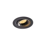 SLV 1005558 NUMINOS® MOVE XS, Deckeneinbauleuchte schwarz / chrom 2700 K 40° 