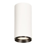 SLV 1005703 NUMINOS® XL CL, PHASE, Deckenaufbauleuchte, 4000 K, 28 W, 36°, matt weiß / matt schwarz 