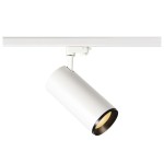 SLV 1005726 NUMINOS® XL 3Ph., PHASE, 3~ Spot, zylindrisch, 2700 K, 28 W, 24°, matt weiß / matt schwarz 