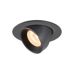 SLV 1005816 NUMINOS® GIMBLE XS, Deckeneinbauleuchte schwarz 2700 K 40° 