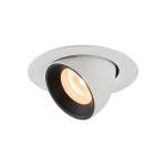 SLV 1005822 NUMINOS® GIMBLE XS, Deckeneinbauleuchte weiß / schwarz 2700 K 20° 
