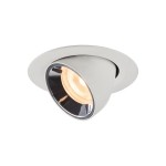 SLV 1005830 NUMINOS® GIMBLE XS, Deckeneinbauleuchte weiß / chrom 2700 K 55° 