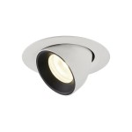 SLV 1005858 NUMINOS® GIMBLE XS, Deckeneinbauleuchte weiß / schwarz 4000 K 20° 