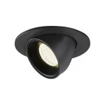 SLV 1005906 NUMINOS® GIMBLE S, Deckeneinbauleuchte schwarz 4000 K 40° 