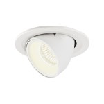 SLV 1005919 NUMINOS® GIMBLE S, Deckeneinbauleuchte weiß 4000 K 55° 