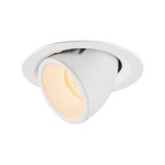 SLV 1005937 NUMINOS® GIMBLE M, Deckeneinbauleuchte weiß 2700 K 55° 