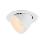 SLV 1005985 NUMINOS® GIMBLE L, Deckeneinbauleuchte weiß 2700 K 20° 