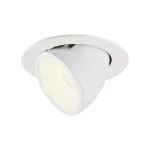 SLV 1006027 NUMINOS® GIMBLE L, Deckeneinbauleuchte weiß 4000 K 55° 