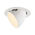 SLV 1006057 NUMINOS® GIMBLE XL, Deckeneinbauleuchte weiß 3000 K 20° 