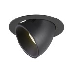 SLV 1006068 NUMINOS® GIMBLE XL, Deckeneinbauleuchte schwarz 4000 K 40° 