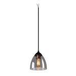 SLV 1006159 PARA CONE GL, Pendelleuchte schwarz / transparent 