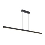 SLV 1006188 ONE LINEAR 140, Pendelleuchte schwarz 35 W 2700/3000 K 