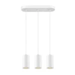 SLV 1006436 ASTO TUBE, Pendelleuchte, GU10, Pendellänge 250 cm, max. 3x10 W, weiß 