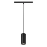 SLV 1006821 NUMINOS® S 48V TRACK, DALI, Pendelleuchte, schwarz / chrom, 16 W, 980 lm, 2700 K, CRI 90, 55° 