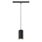 SLV 1006850 NUMINOS® S, 48V Pendelleuchte, Pendellänge 150 cm, 4000 K, 20°, DALI 2, matt schwarz / matt weiß 