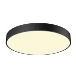 SLV 1007306 MEDO® PRO 60, Wand- und Deckenaufbauleuchte, rund, 3000/4000 K, 37 W, PHASE, 110°, schwarz 