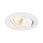 SLV 1007389 NEW TRIA® 68, Deckeneinbauleuchte, 3000 K, 38°, IP 20, rund, weiß 