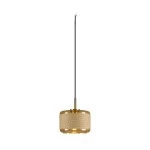 SLV 1007597 PANTILO ROPE 19, Pendelleuchte, 250 cm, E27, 15 W, gold 