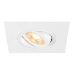 SLV 1007627 NEW TRIA® 75 XL, Deckeneinbauleuchte, quadratisch, max. 10 W, GU10, weiß 