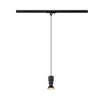 SLV 1008207 PURI 2.0 Basic, 1~ Pendelleuchte, GU10, Pendellänge 200 cm, 1x max. 6 W, schwarz 