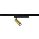 SLV 1008404 GRIP! S, 1~ Spot, zylindrisch, 2000-3000 K, 11 W, Dim-to-Warm, PHASE, 29°, gold / schwarz 
