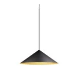 SLV 1008508 MAGICO 55, Pendelleuchte, E27, Pendellänge 180 cm, 1x max. 10 W, matt schwarz / gold 