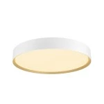 SLV 1008583 DECONA 42, Deckenaufbauleuchte, rund, 2700/3000 K, 23 W, PHASE, weiß / gold 