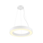 SLV 1008592 MEDO® RING 60, Pendelleuchte, Pendellänge 300 cm, 3000/4000 K, 110°, PHASE, weiß 