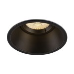 SLV 113160 HORN, Einbauleuchte, QPAR51, rund, schwarz matt, max. 50 W, inkl. Clipfedern 