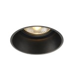 SLV 113170 HORN-T, Einbauleuchte, QPAR111, rund, schwarz, 75 W max. 
