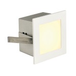 SLV 113262 FRAME BASIC, Einbauleuchte, LED, 3000 K, eckig, weiß matt, inkl. Blattfedern 