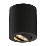 SLV 113930 TRILEDO, Deckenleuchte, LED, 3000 K, rund, schwarz matt, 38°, 6,2 W, inkl. Treiber 
