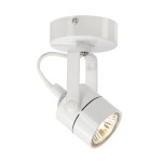 SLV 132021 SPOT 79, Wand- und Deckenleuchte, QPAR51, rund, weiß, 230V, max. 50 W 