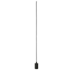 SLV 132690 FITU, Pendelleuchte, A60, rund, schwarz, 5 m Kabel mit offenem Kabelende, max. 60 W 