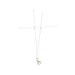 SLV 139071 ASMARA, für TENSEO Niedervolt-Seilsystem, QR-C51, weiß, 1 Stück 