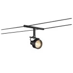 SLV 139130 SALUNA, Seilleuchte für TENSEO Niedervolt-Seilsystem, QR-C51, schwarz 