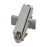 SLV 143092 LÄNGSVERBINDER, für Hochvolt 1Phasen-Aufbauschiene, silbergrau, elektrisch 