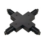 SLV 143160 X-VERBINDER für Hochvolt 1Phasen-Aufbauschiene schwarz 