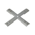 SLV 143169 STABILISATOR X-VERBINDER, für Hochvolt 1Phasen-Aufbauschiene, nickel matt 