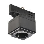 SLV 145700 STECKDOSE, für EUTRAC® Hochvolt 3Phasen-Aufbauschiene, schwarz 