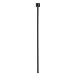 SLV 145710 PENDELABHÄNGUNG, für EUTRAC® Hochvolt 3Phasen-Aufbauschiene, starr, schwarz, 120 cm, M13 Gewinde 