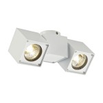 SLV 151531 ALTRA DICE, Deckenleuchte, zweiflammig, QPAR51, weiß, max. 100 W 